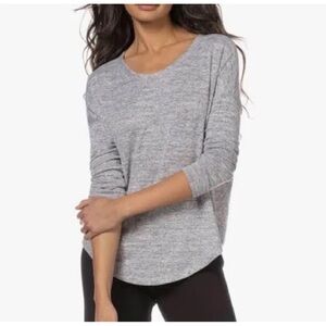 Rag & Bone Hudson Crewneck pullover long sleeve top XS heathered grey